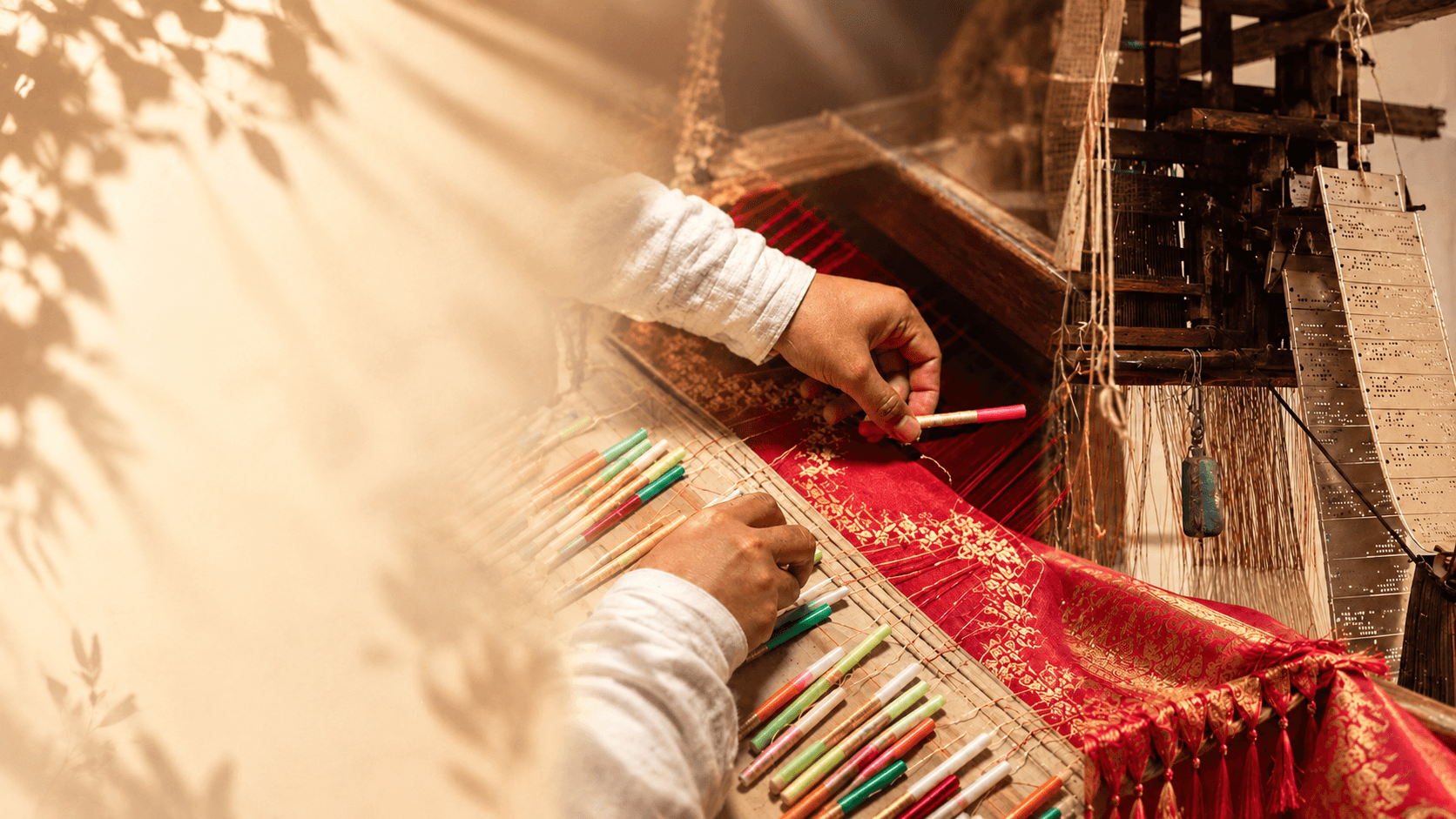 Banarasi handloom weaving craftsmanship